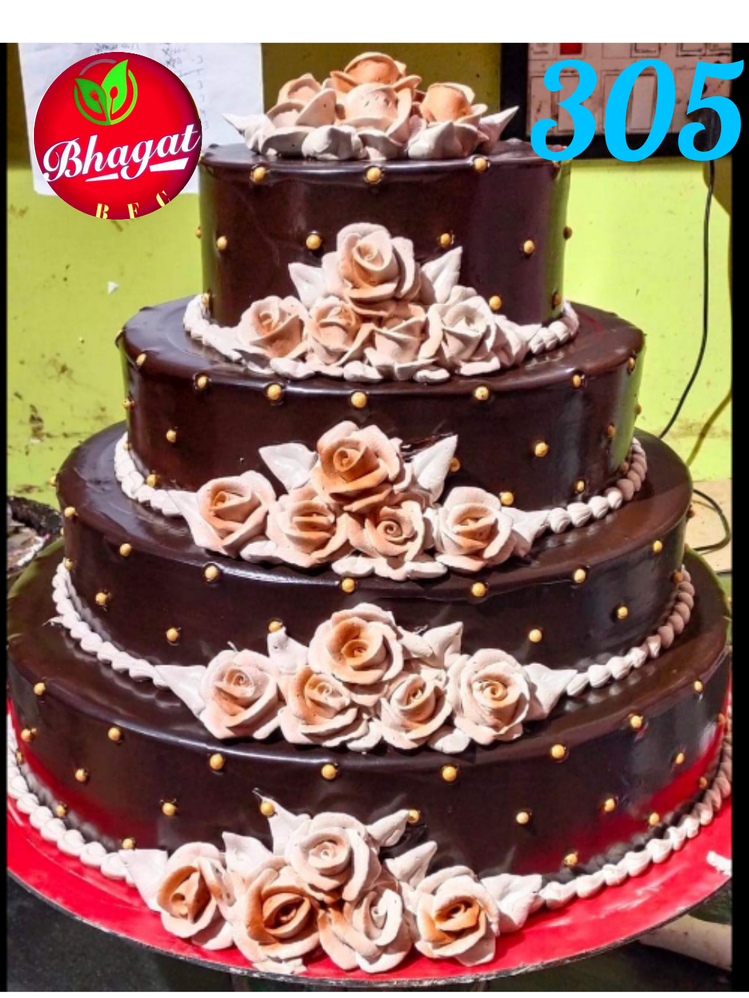 4 LAYER CHOCOLATE CAKE