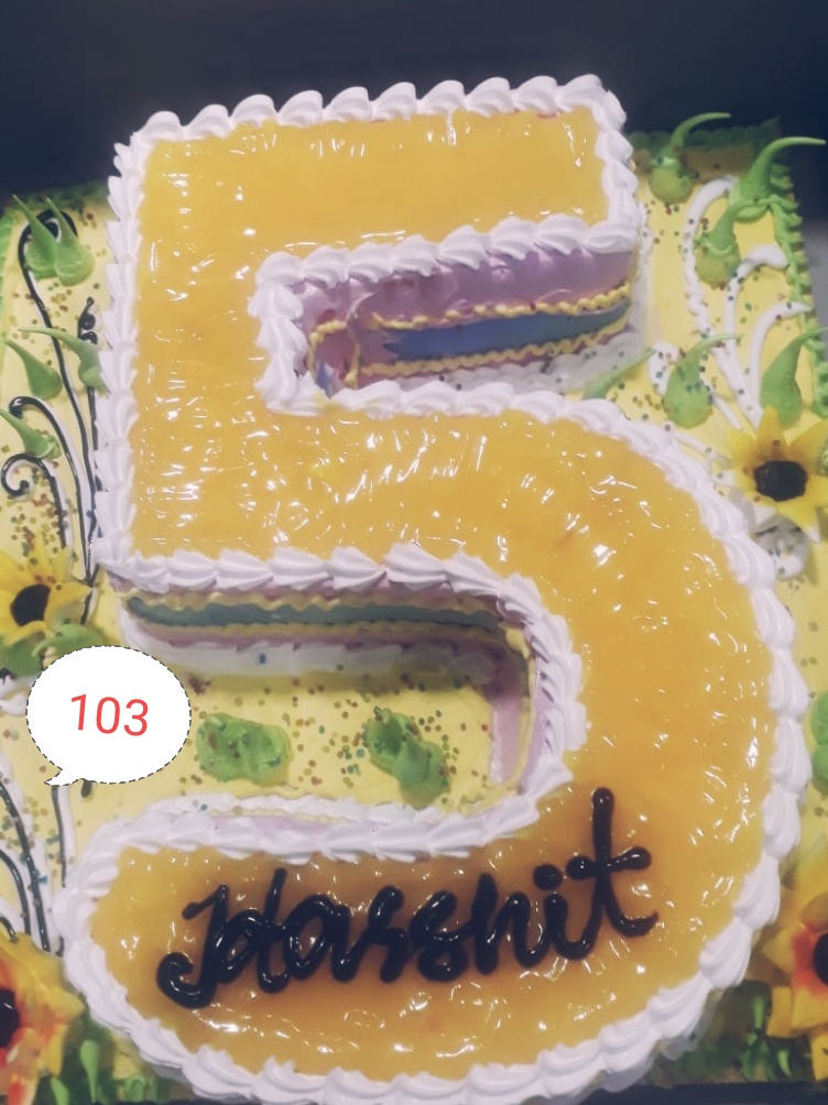 5 NO. WORD CAKE
