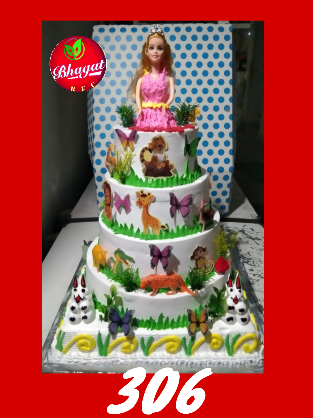 5 LAYER DOLL CAKE