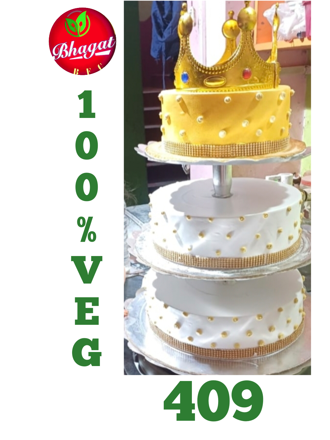 3 LAYER CROWN 👑 CAKE